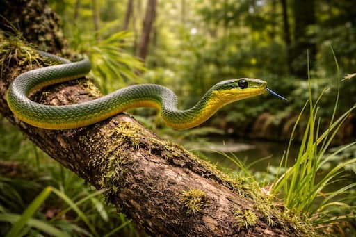 Green Tree Snake - Brisbane snake species identification