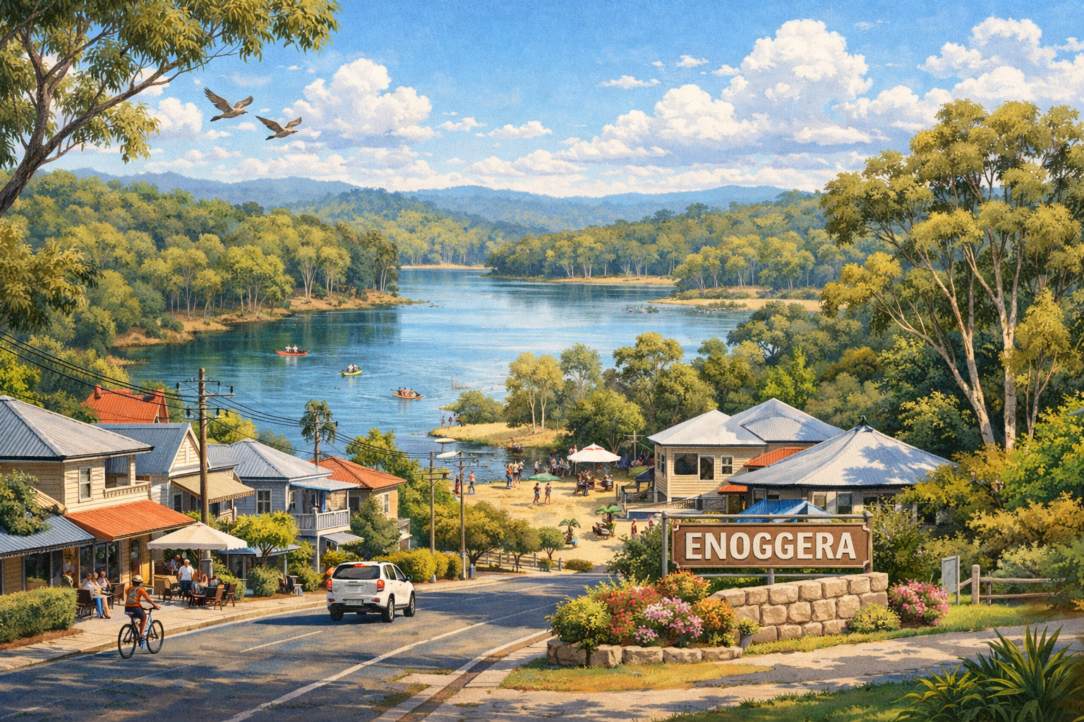 Cartoon image of Enoggera QLD