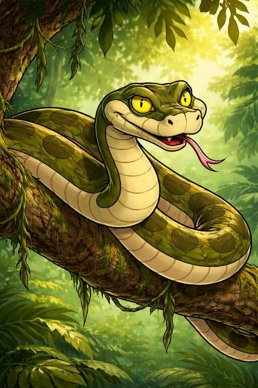 Kaa from the Jungle Book 1967
